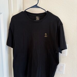 Black OvO Shirt with Gold Logo